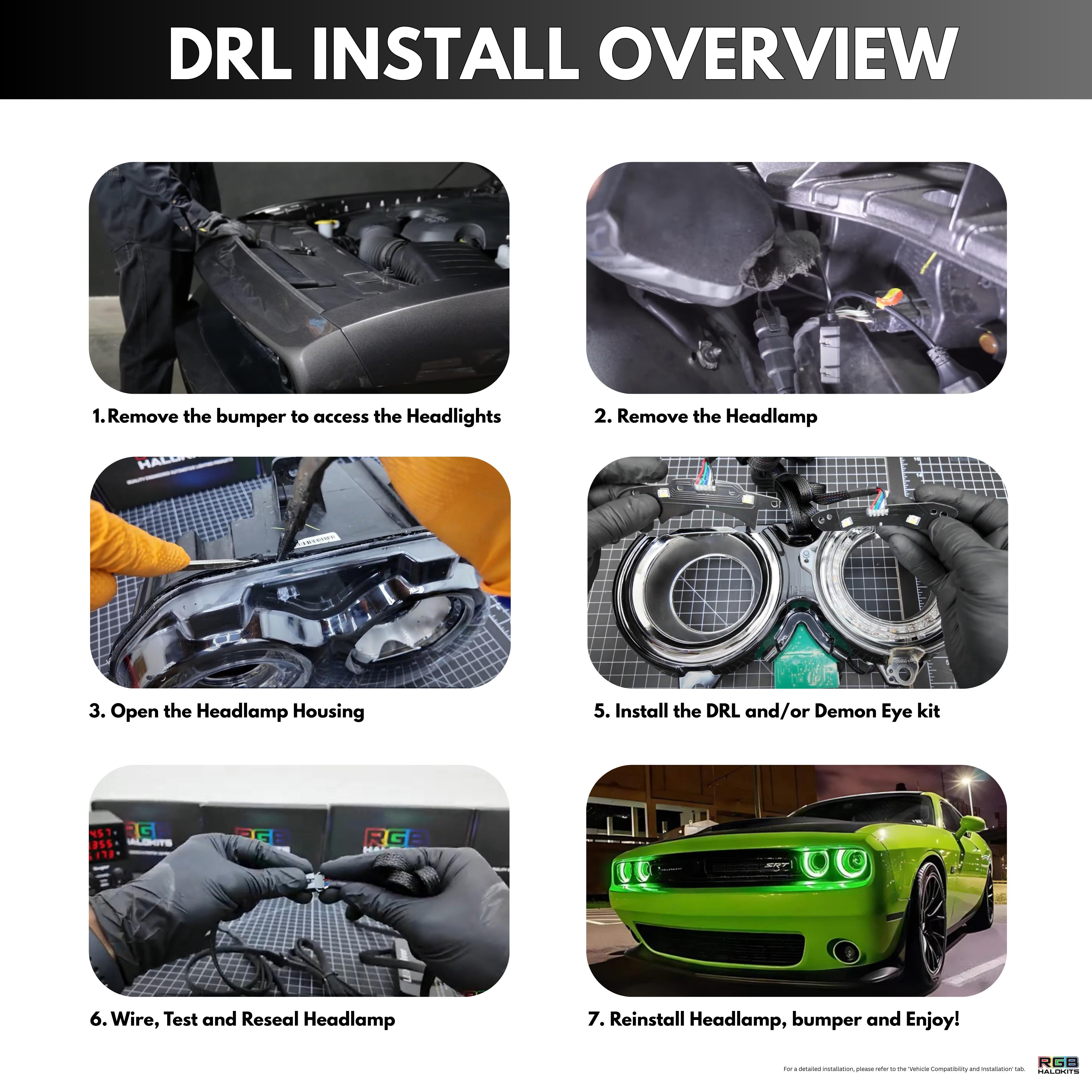 Dodge Challenger RGBW DRL Boards (2015–2024)