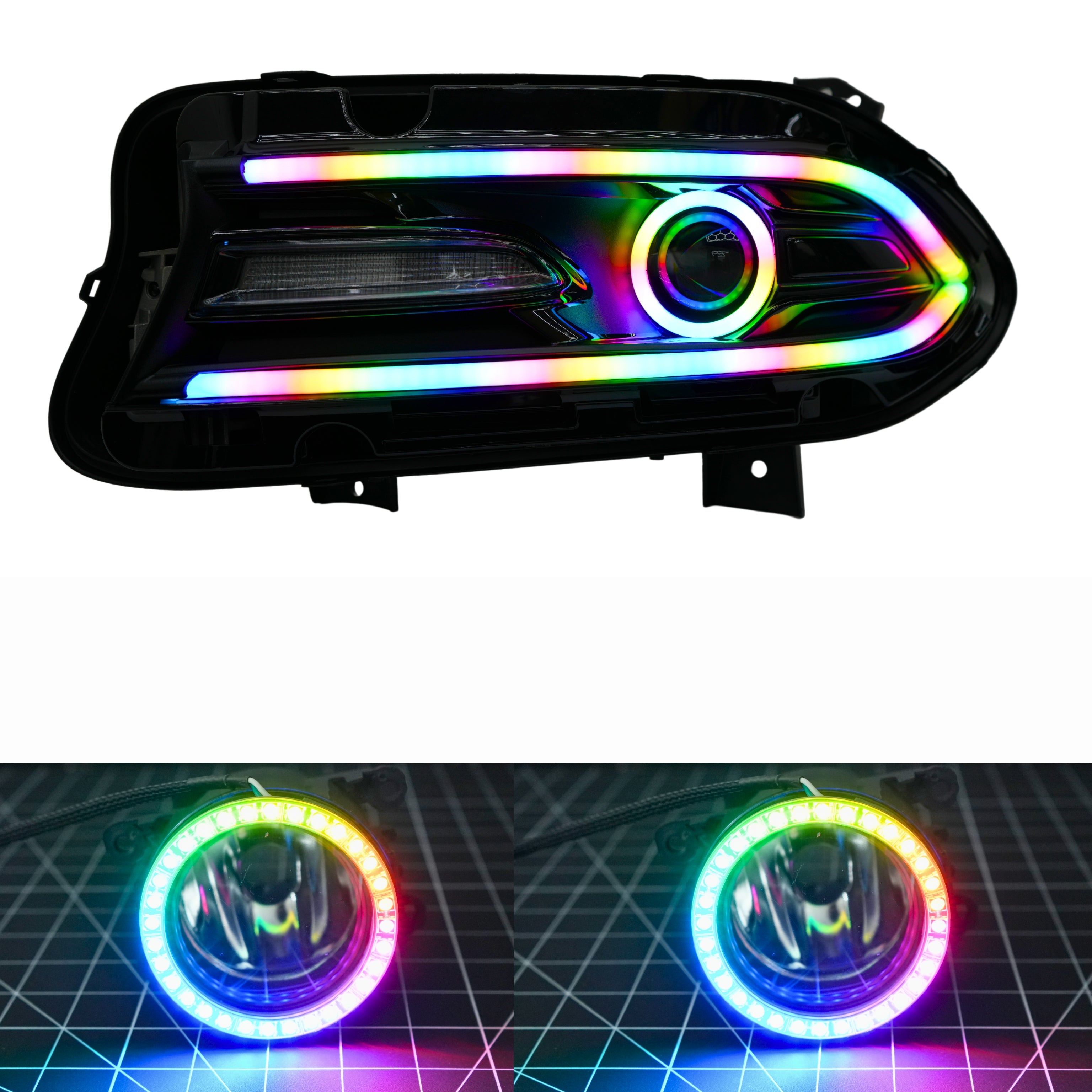 Dodge Charger Flow Series DRL Boards | Diffused LED (2015–2023)