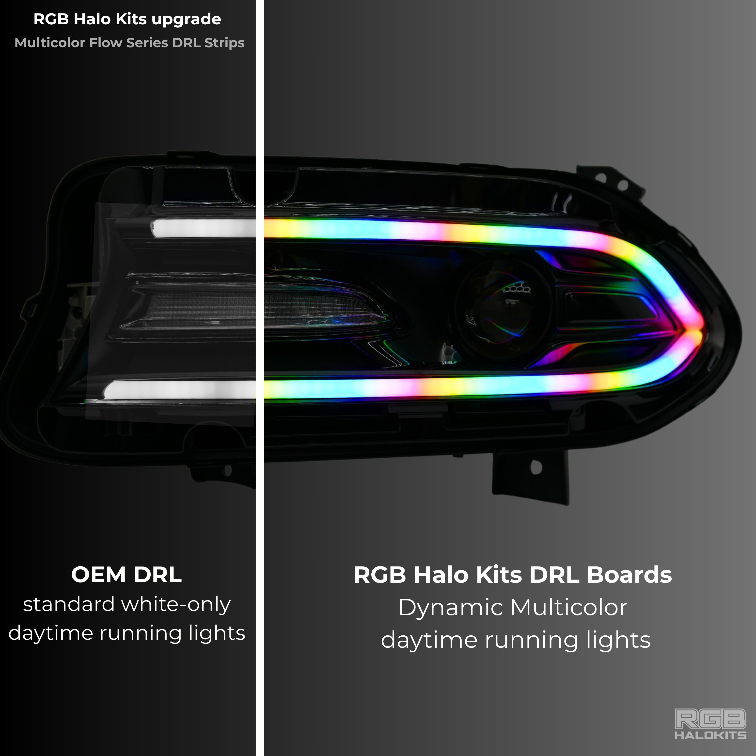 Dodge Charger Flow Series DRL Boards | Diffused LED (2015–2023)
