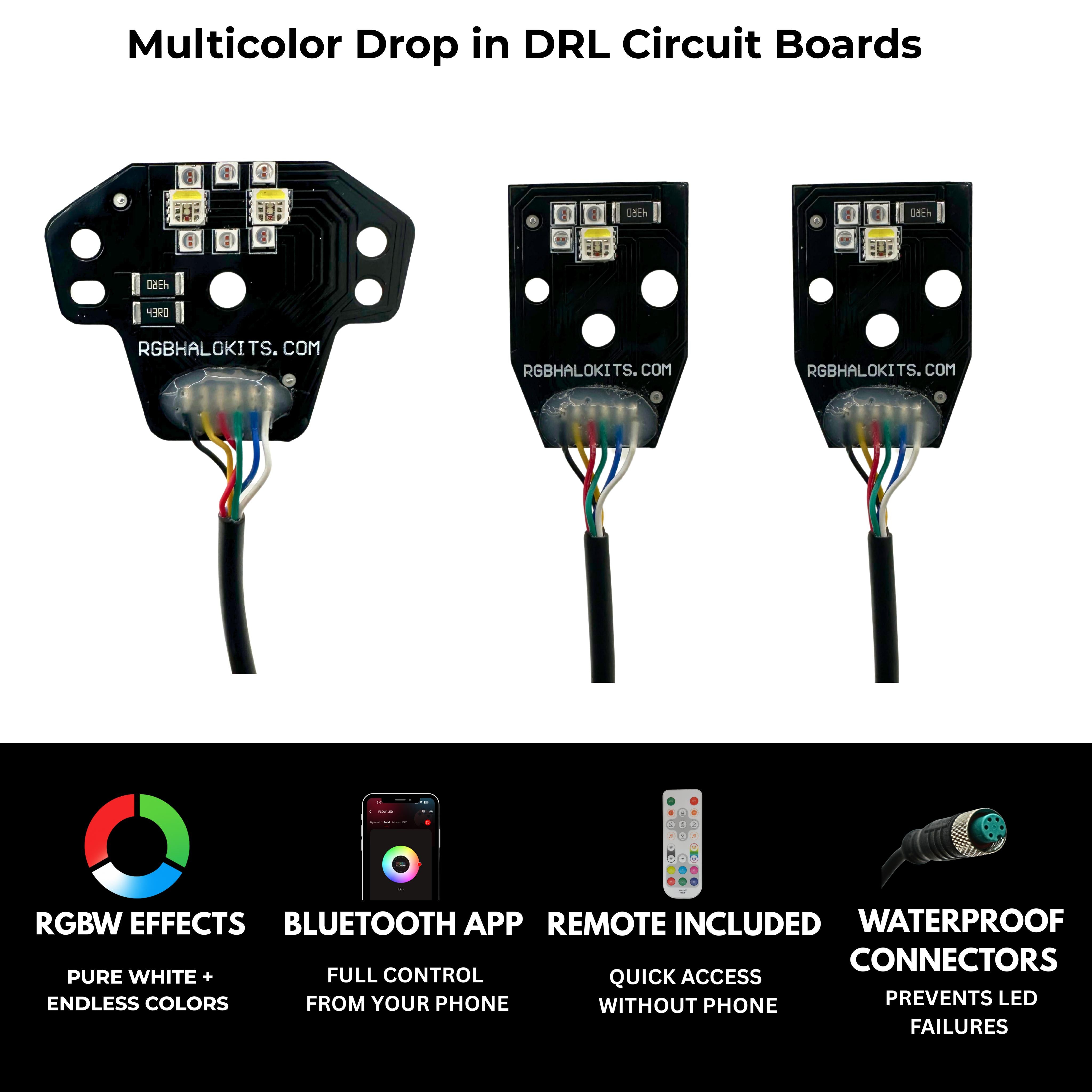 Dodge Charger RGBWA DRL Boards (2015–2024)