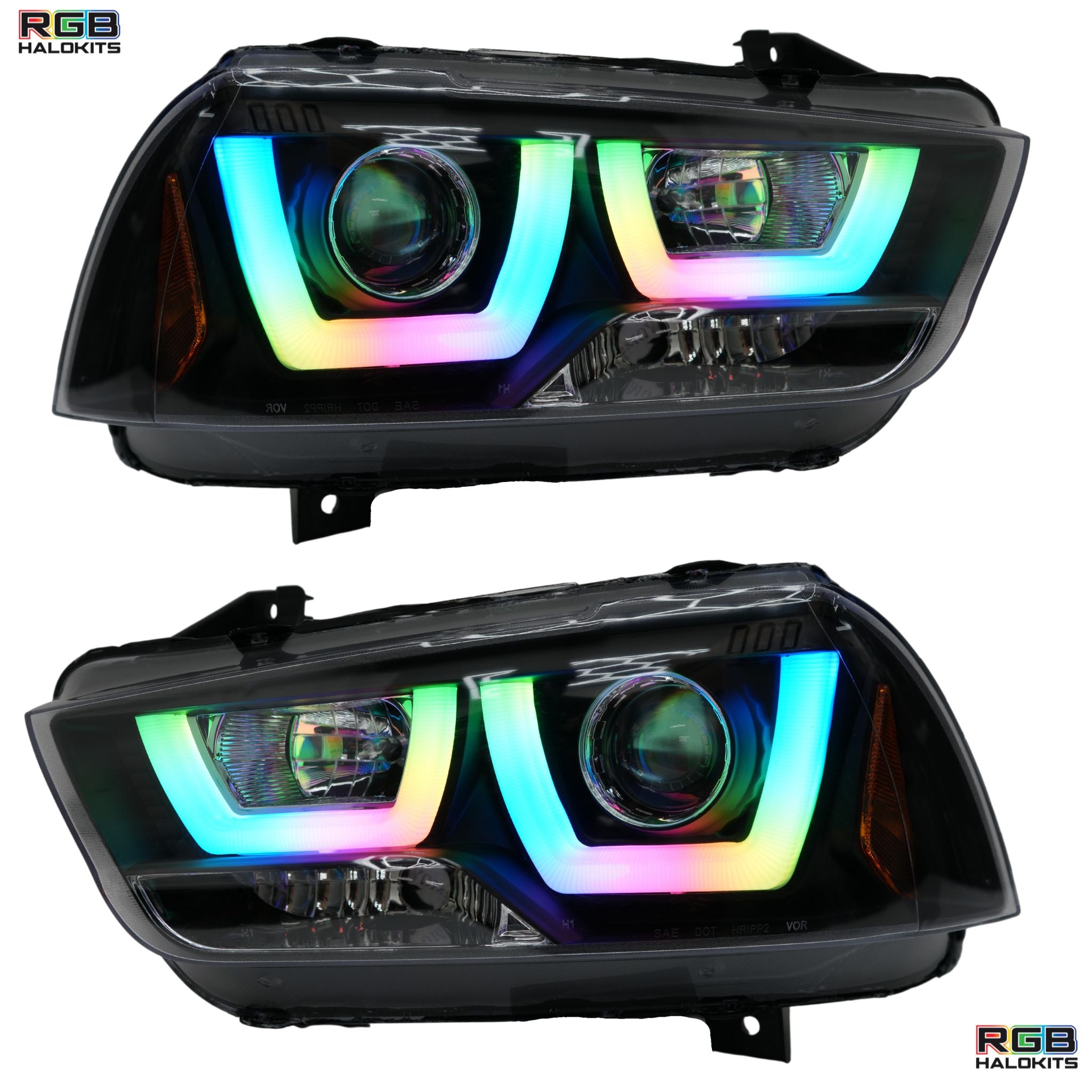 Dodge Charger Spec-D Multicolor Flow DRL Boards (2011–2014)