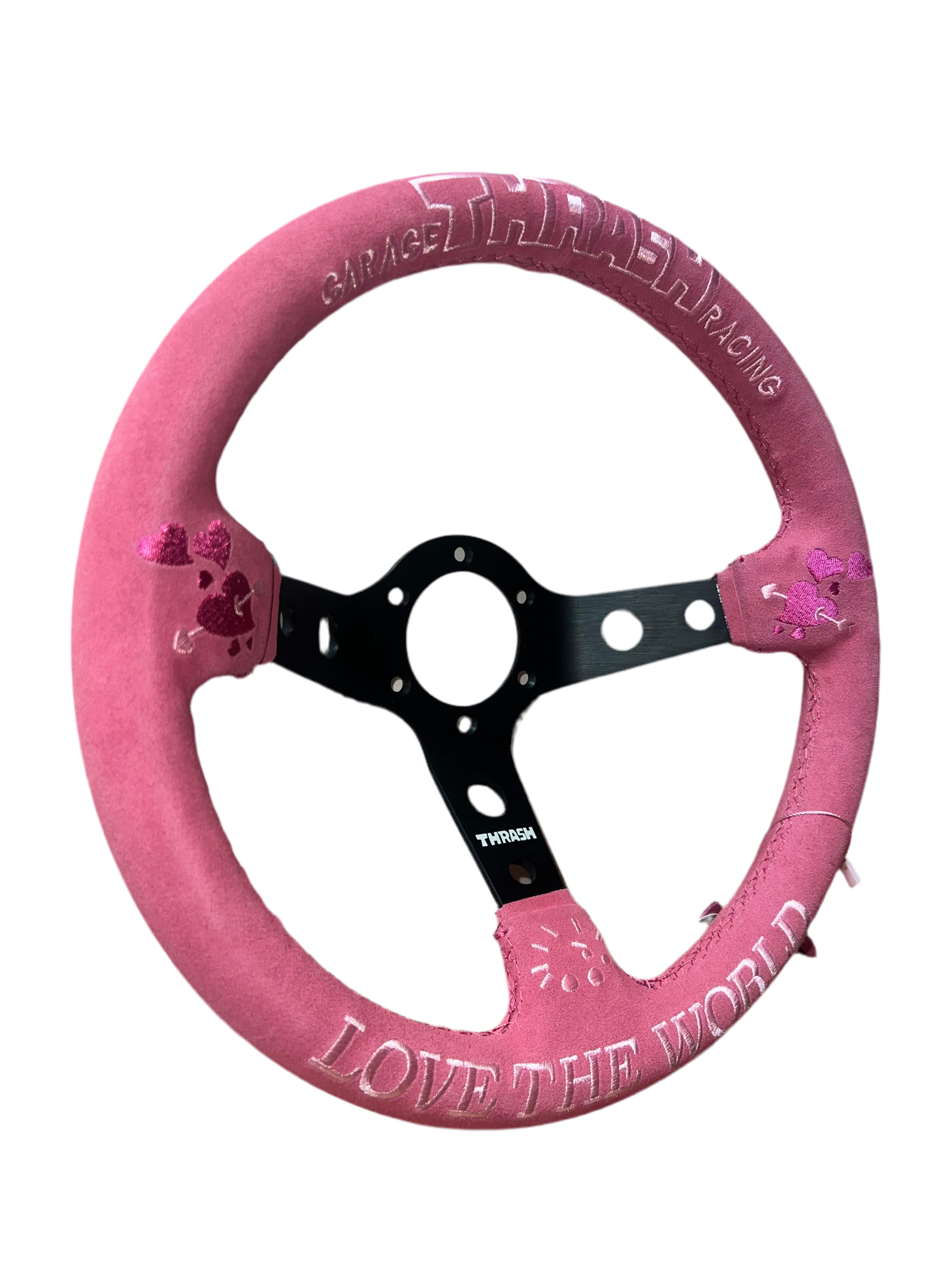 2nd Option Racing Thrash Style “Love the World” Steering Wheel