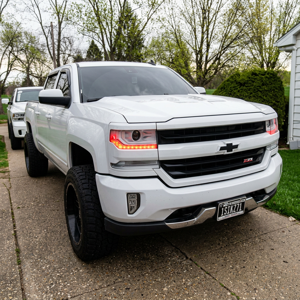Chevrolet Silverado Multicolor Flow Series DRL Boards (2016–2018)