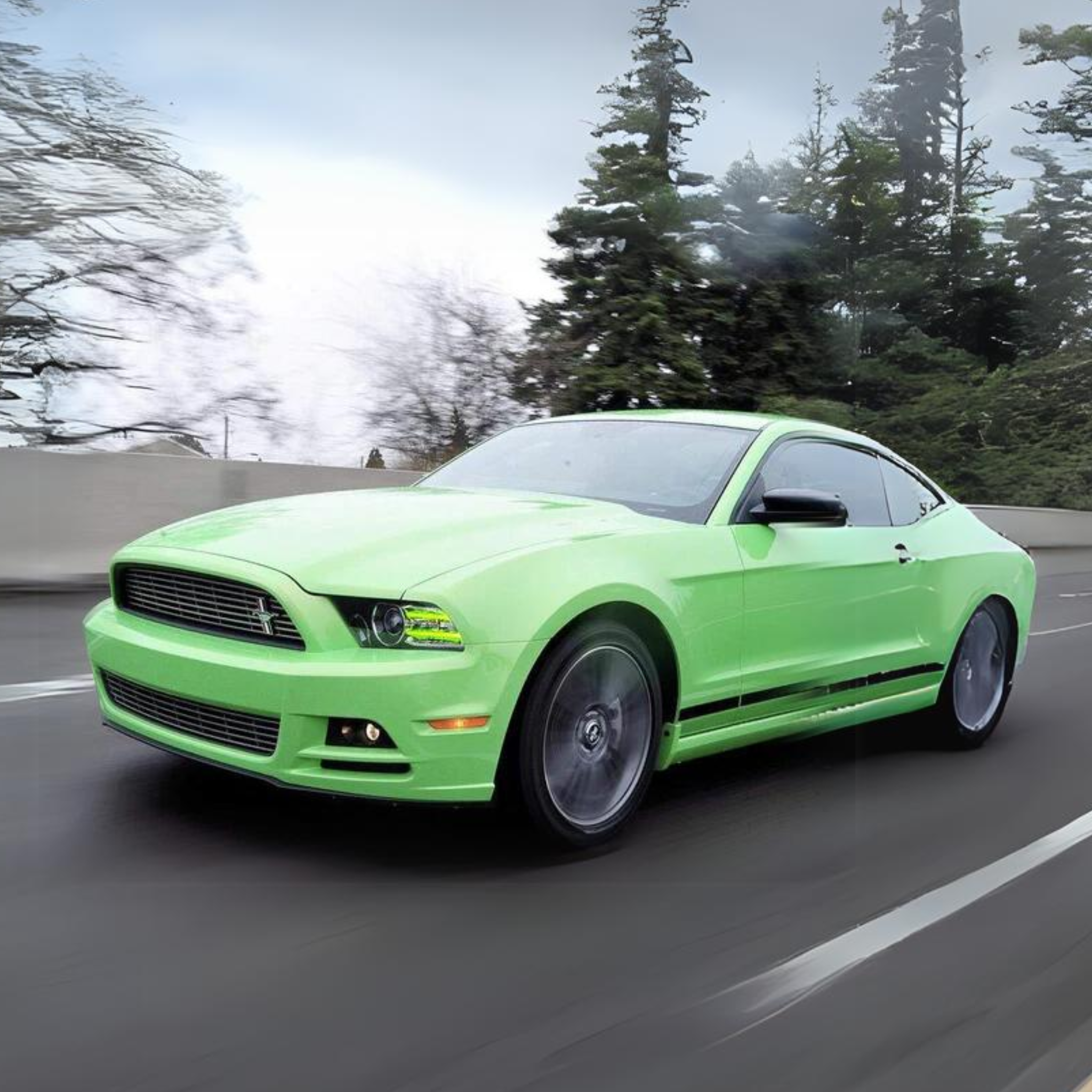 Ford Mustang Multicolor Flow Series DRL Boards (2013–2014)