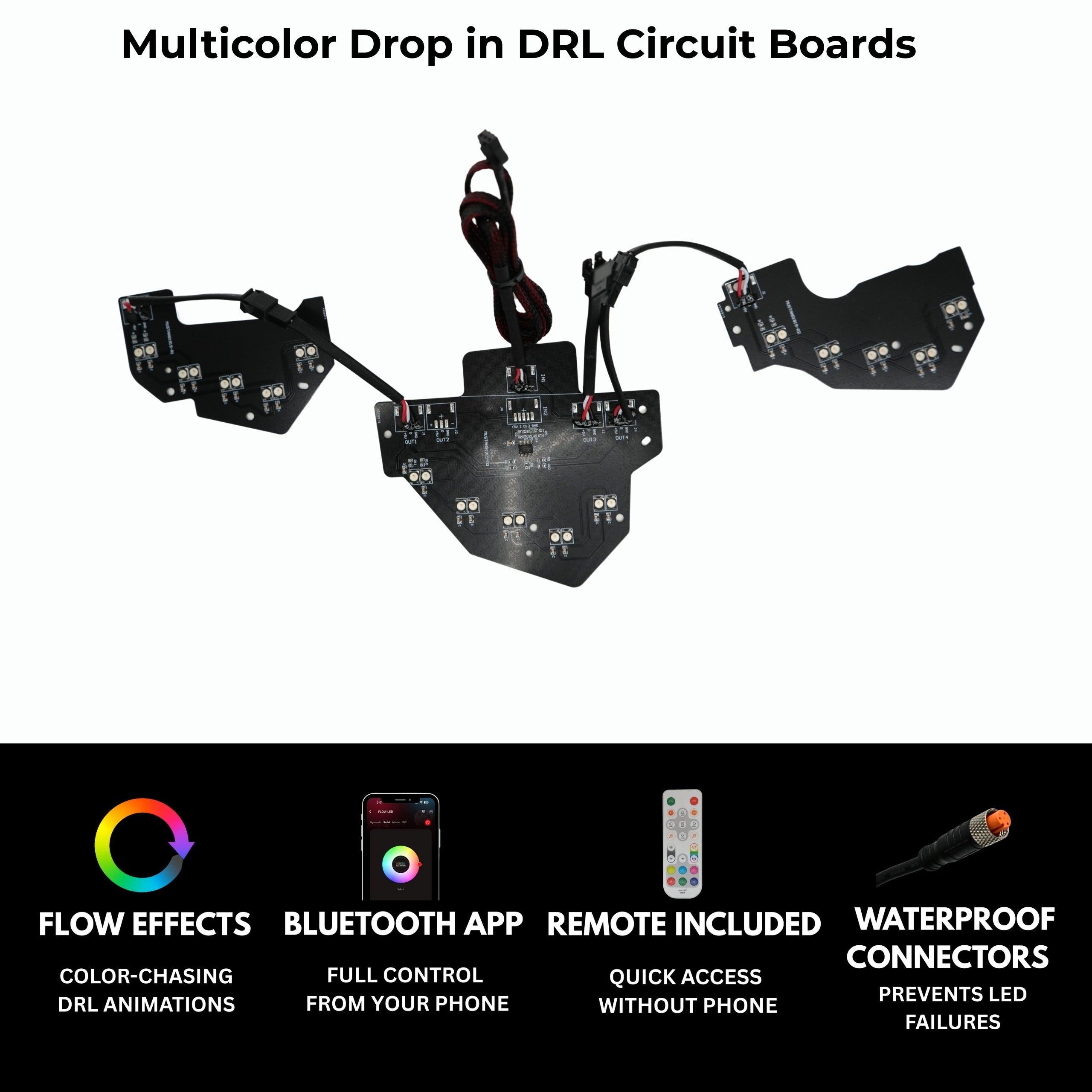 Ford Mustang Flow Series DRL Boards (2018–2023)