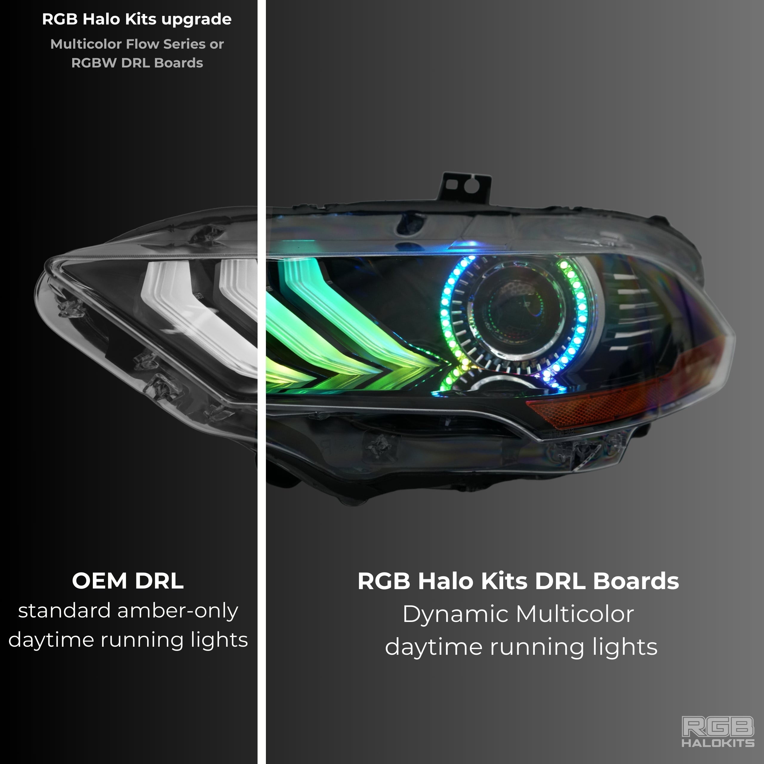 Ford Mustang Flow Series DRL Boards (2018–2023)