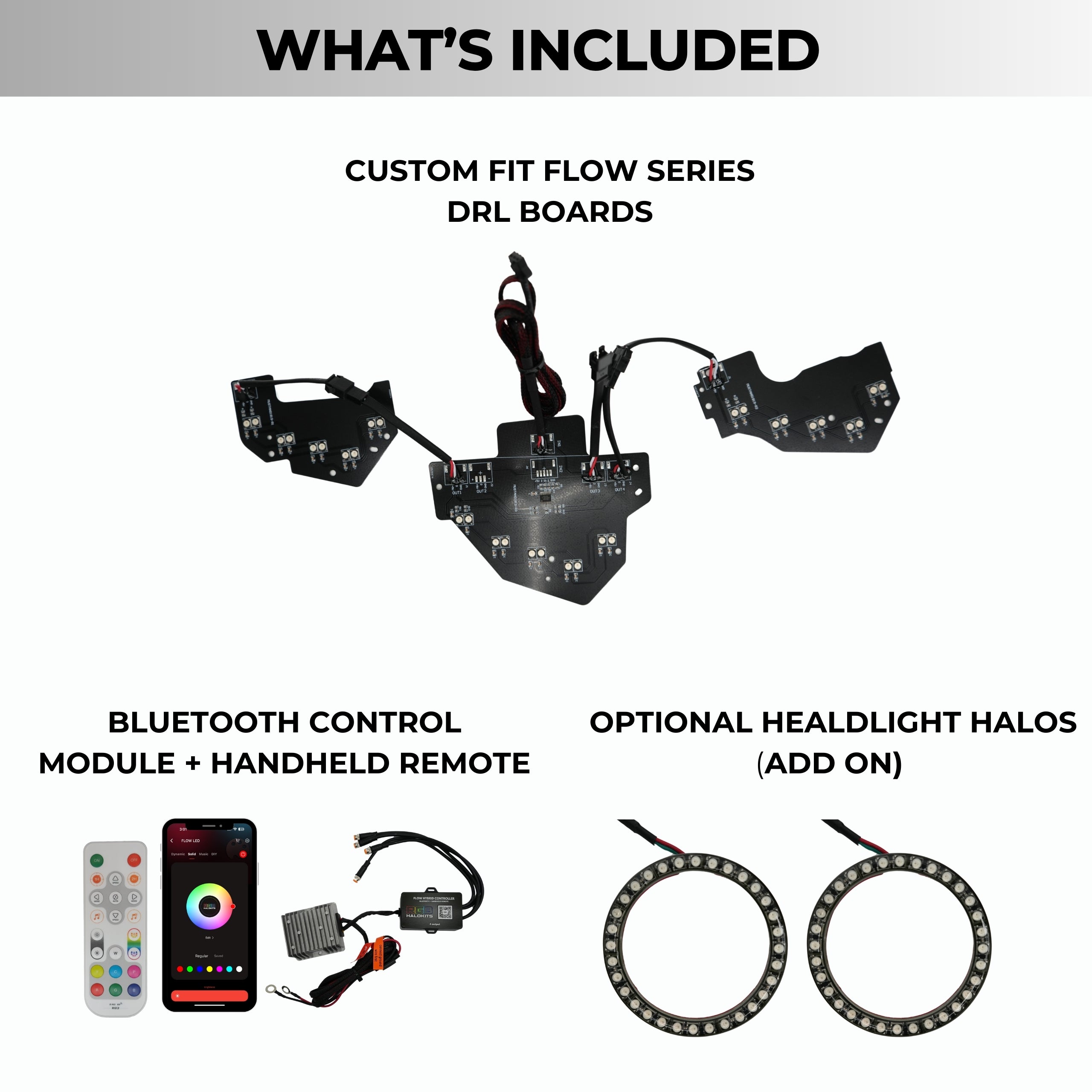 Ford Mustang Flow Series DRL Boards (2018–2023)