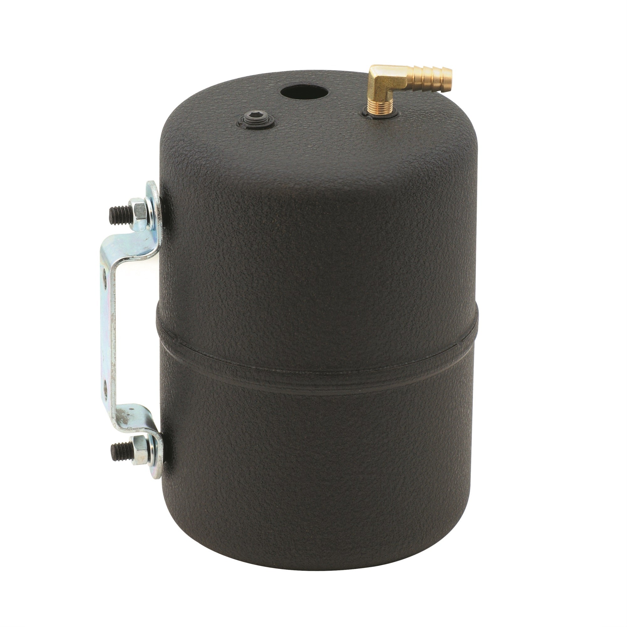 VAC CAN BLACK W/FITTINGS