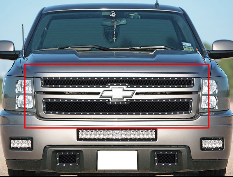 20072010 Chevy Silverado 3500 HD /20072010 Chevy Silverado 2500 HD Main Upper Rivet Grille
