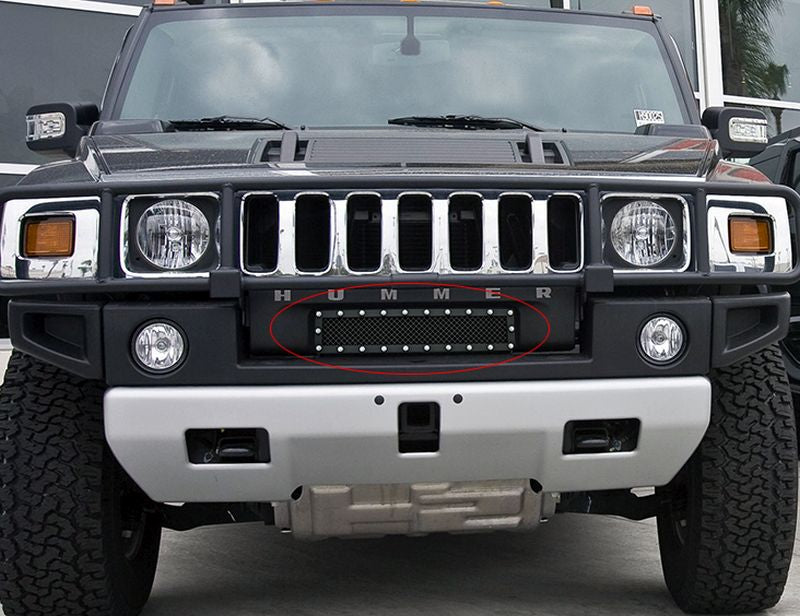 20032007 Hummer H2 Low Bumper Rivet Grille