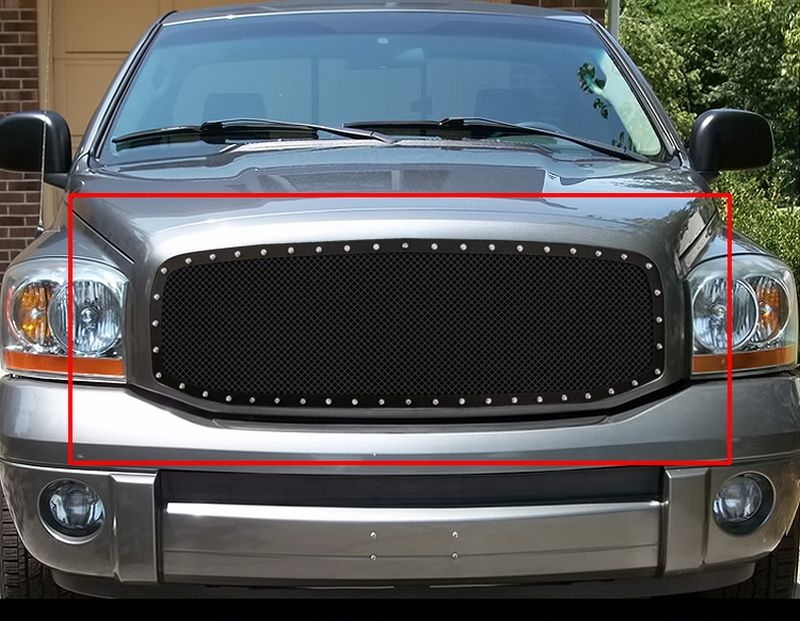 20062008 Dodge Ram 1500 /20062009 Dodge Ram 2500 /20062009 Dodge Ram 3500 Main Upper Rivet Grille