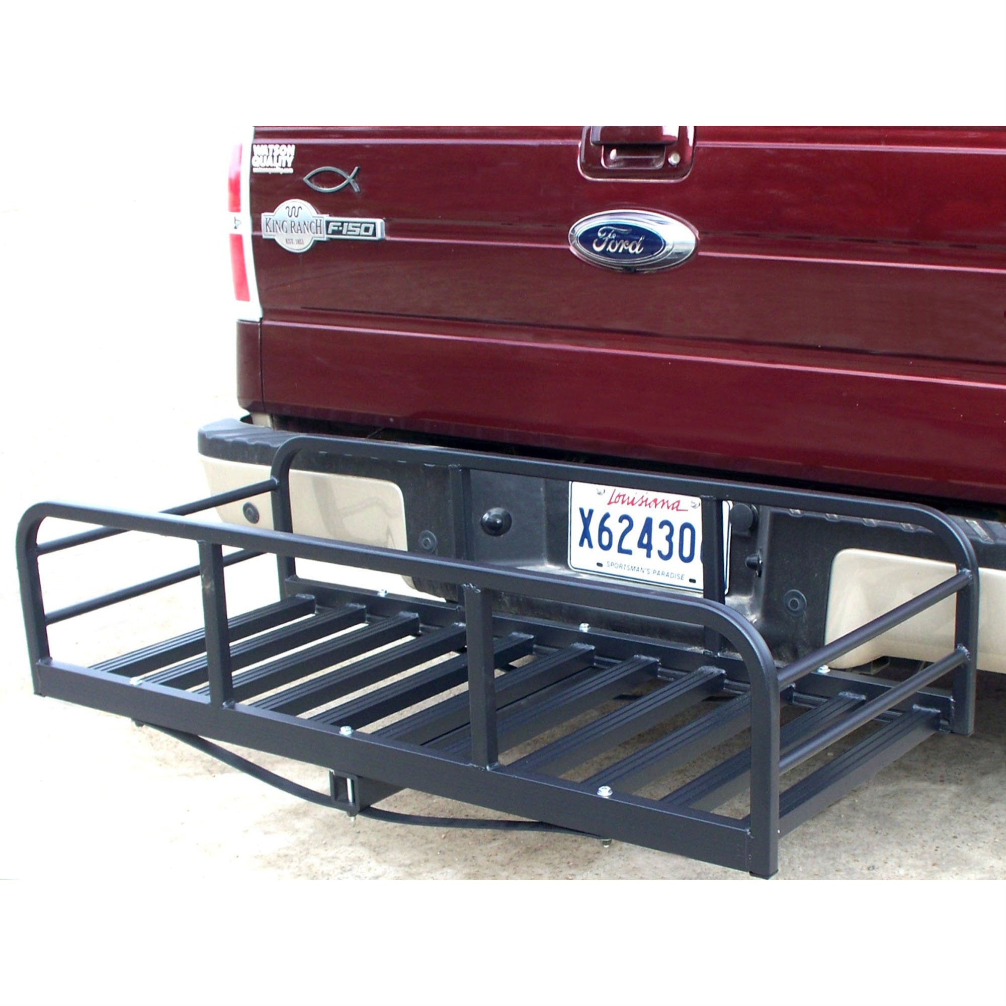 HitchNRide Magnum  Truck Hitch Receiver Cargo Carrier   36 inch bar 12 inch sides  ( 2 inch)(500 lb wt cap)