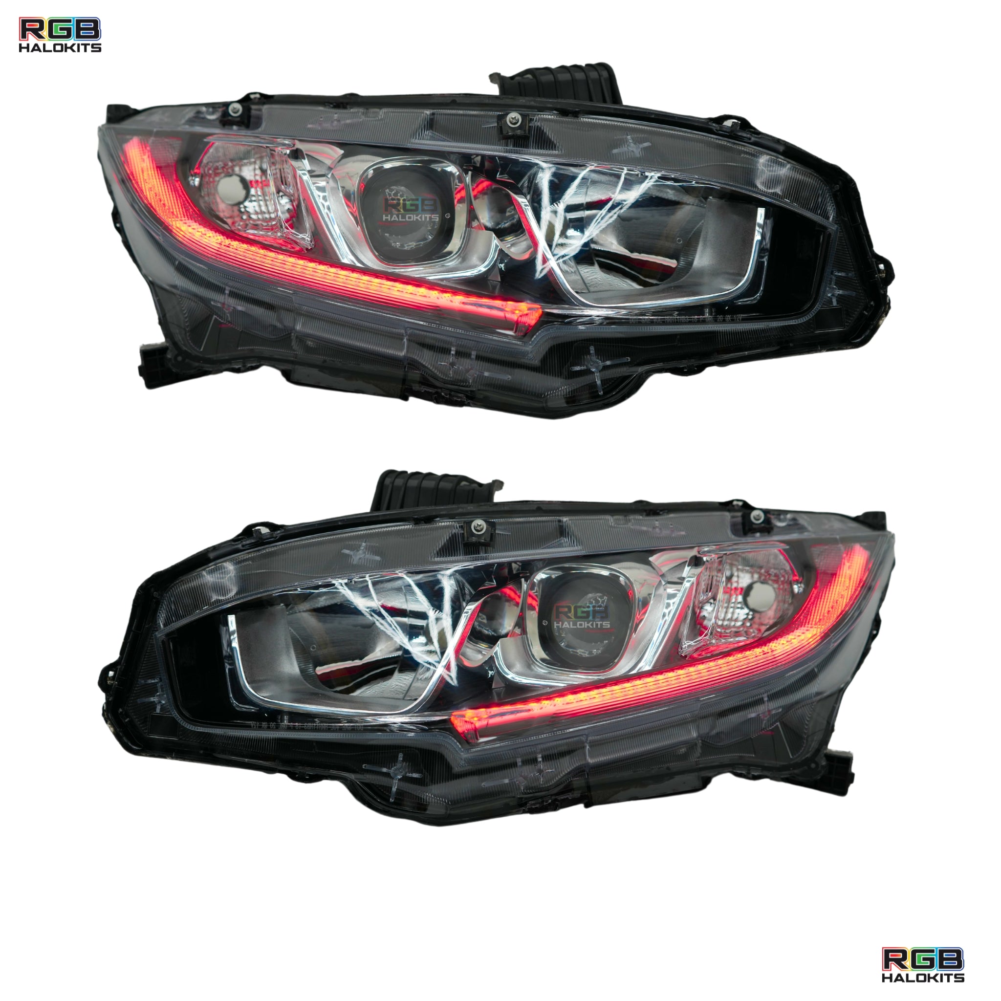 Honda Civic Multicolor Flow Series DRL Boards (2016–2021)