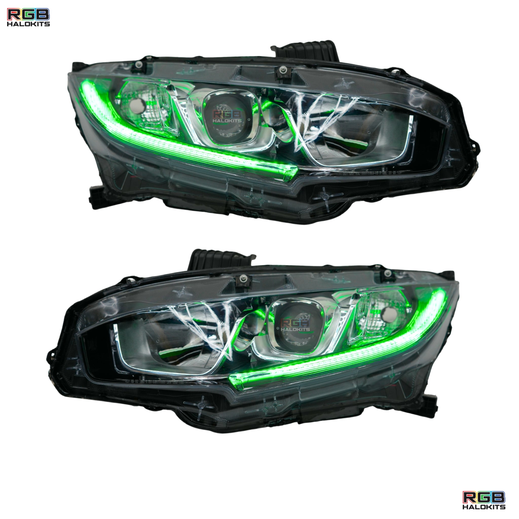 Honda Civic Multicolor Flow Series DRL Boards (2016–2021)