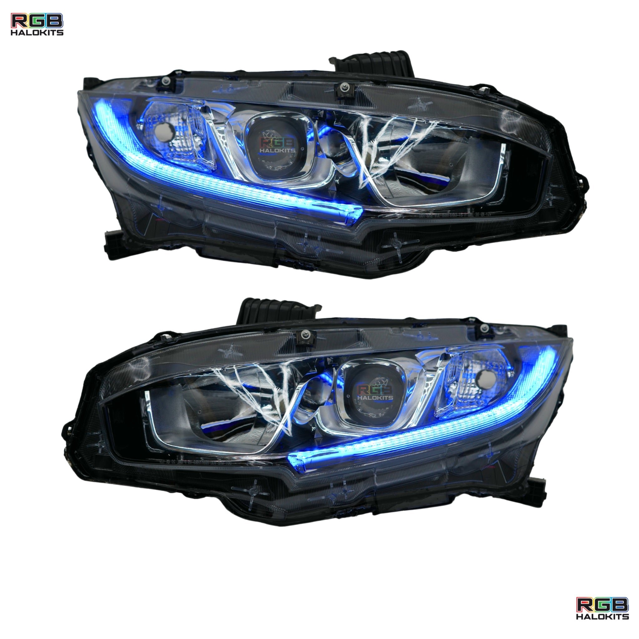 Honda Civic Multicolor Flow Series DRL Boards (2016–2021)