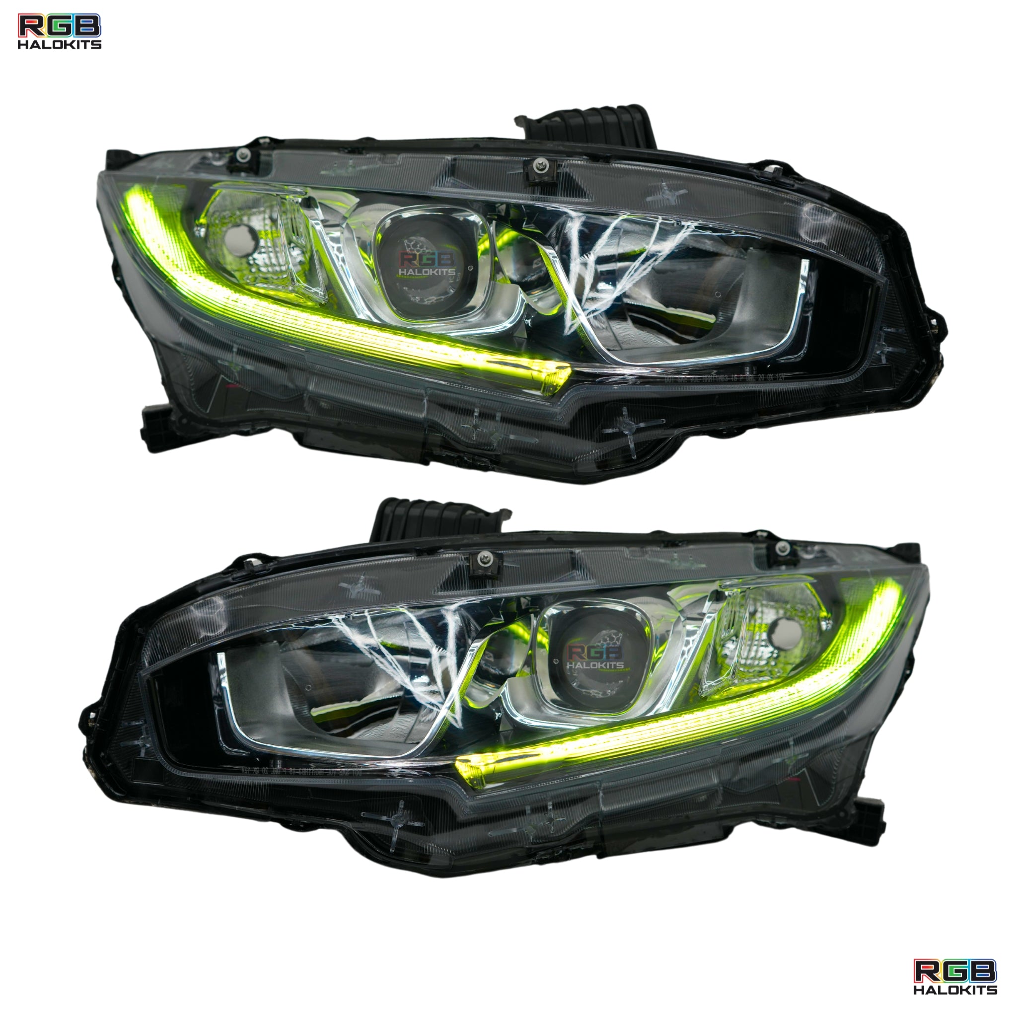 Honda Civic Multicolor Flow Series DRL Boards (2016–2021)