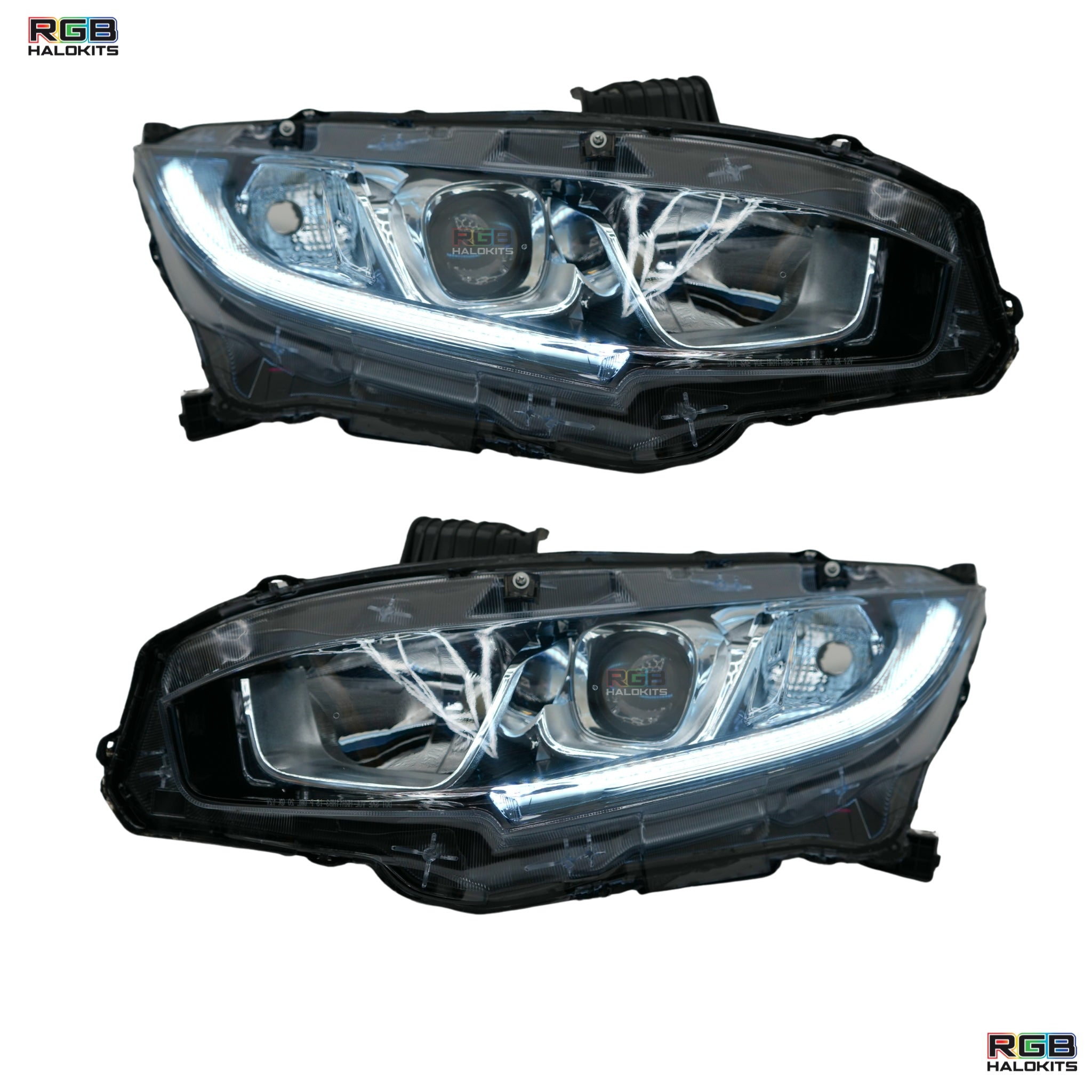 Honda Civic Multicolor Flow Series DRL Boards (2016–2021)