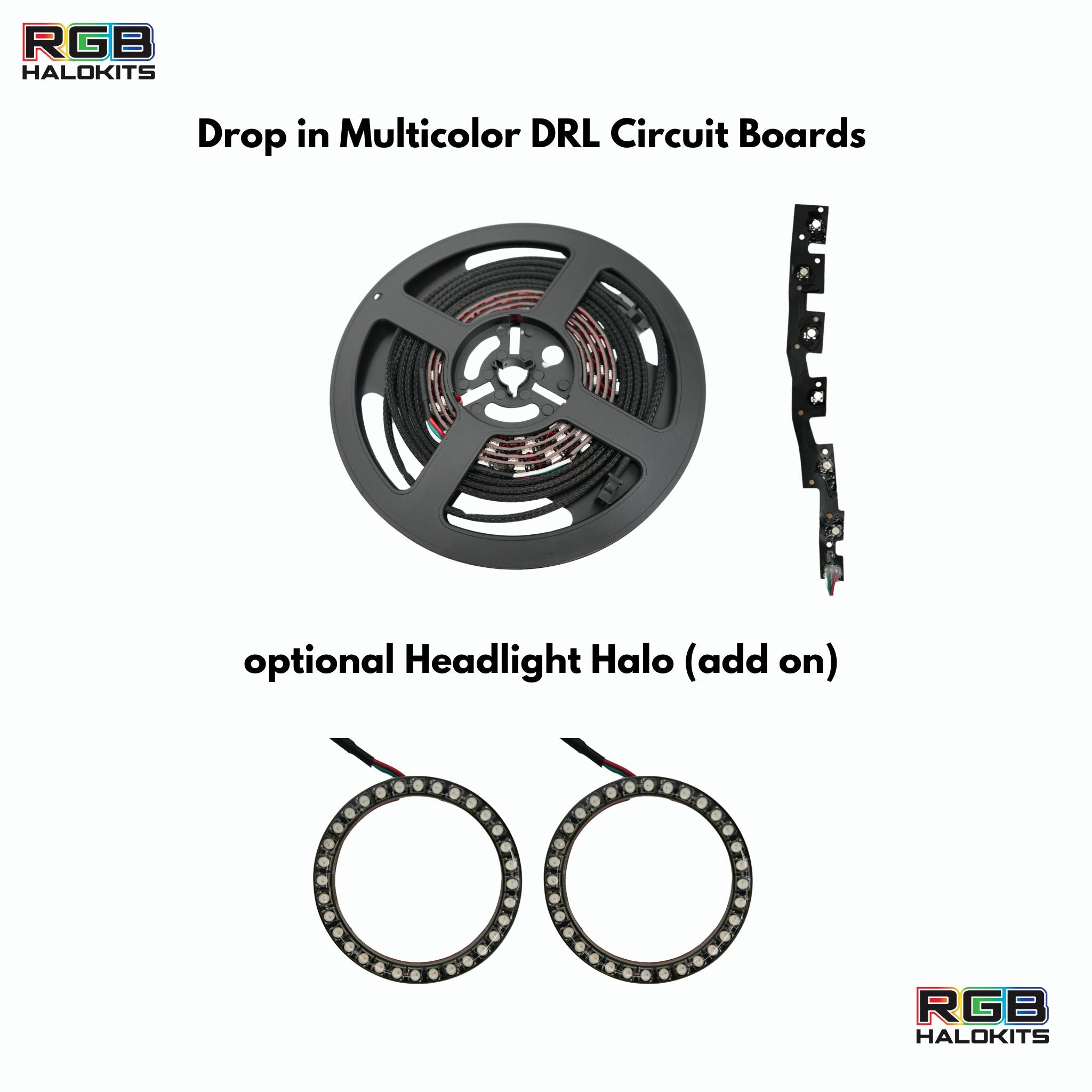 Hyundai Elantra Multicolor Flow Series DRL Boards (2021–2023)
