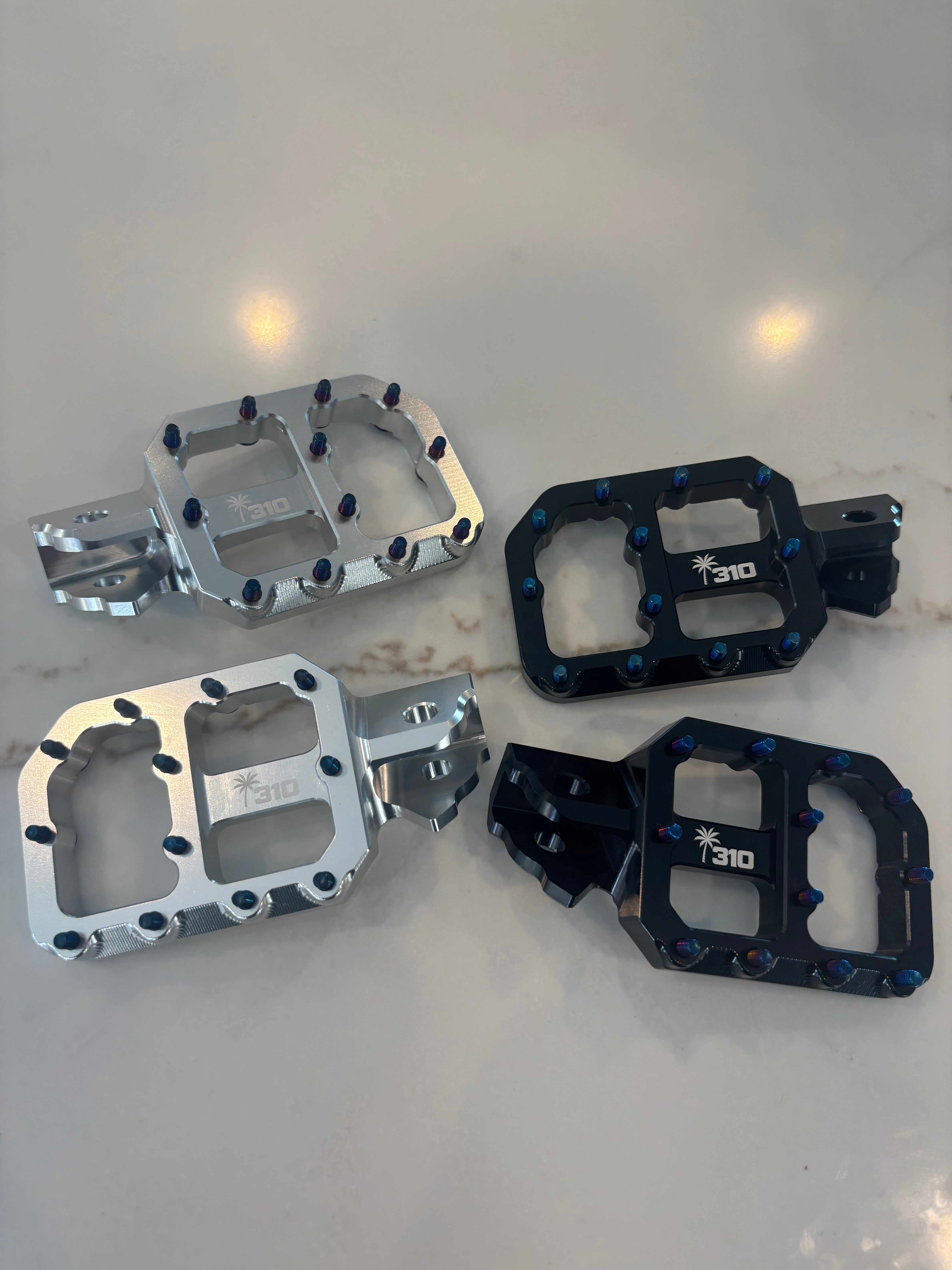 Ultra Wide E-Moto Pegs (with titanium pins) Ships same day