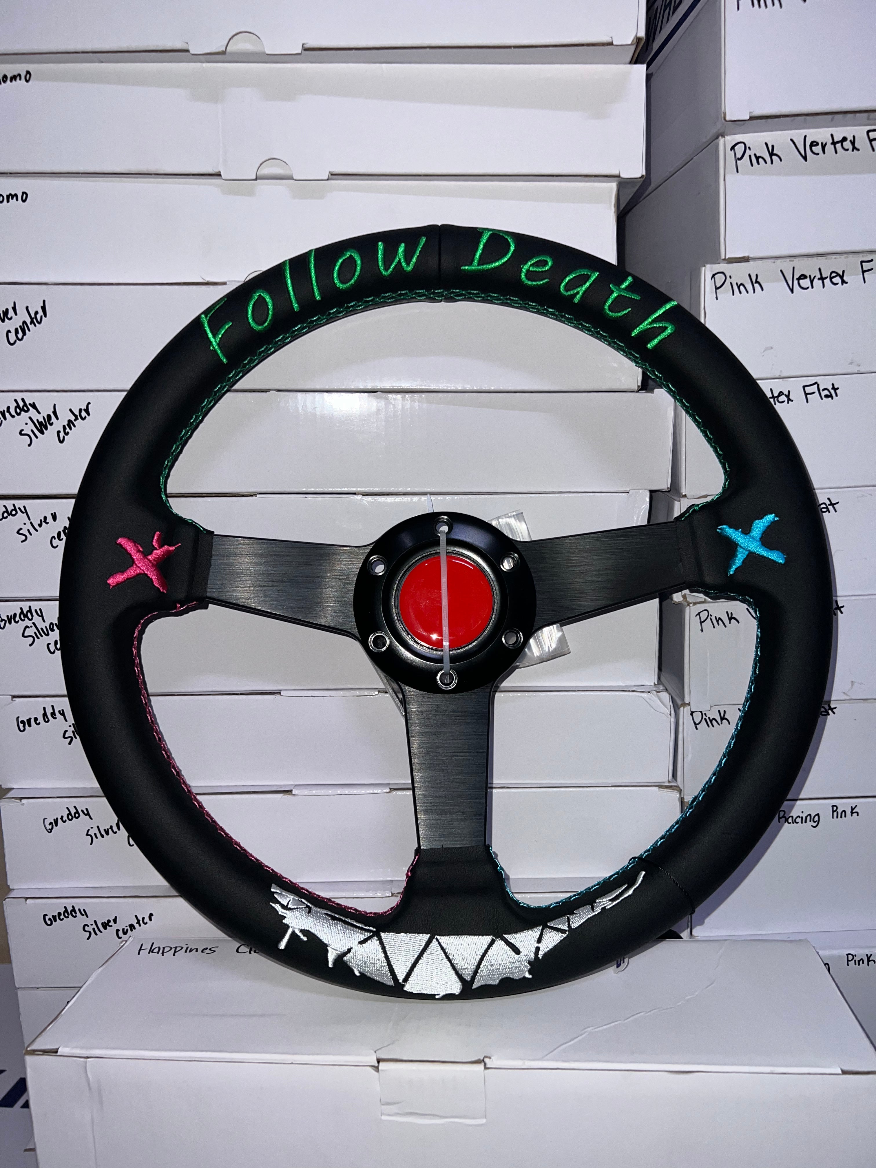 2nd Option Racing Follow Death Steering Wheel