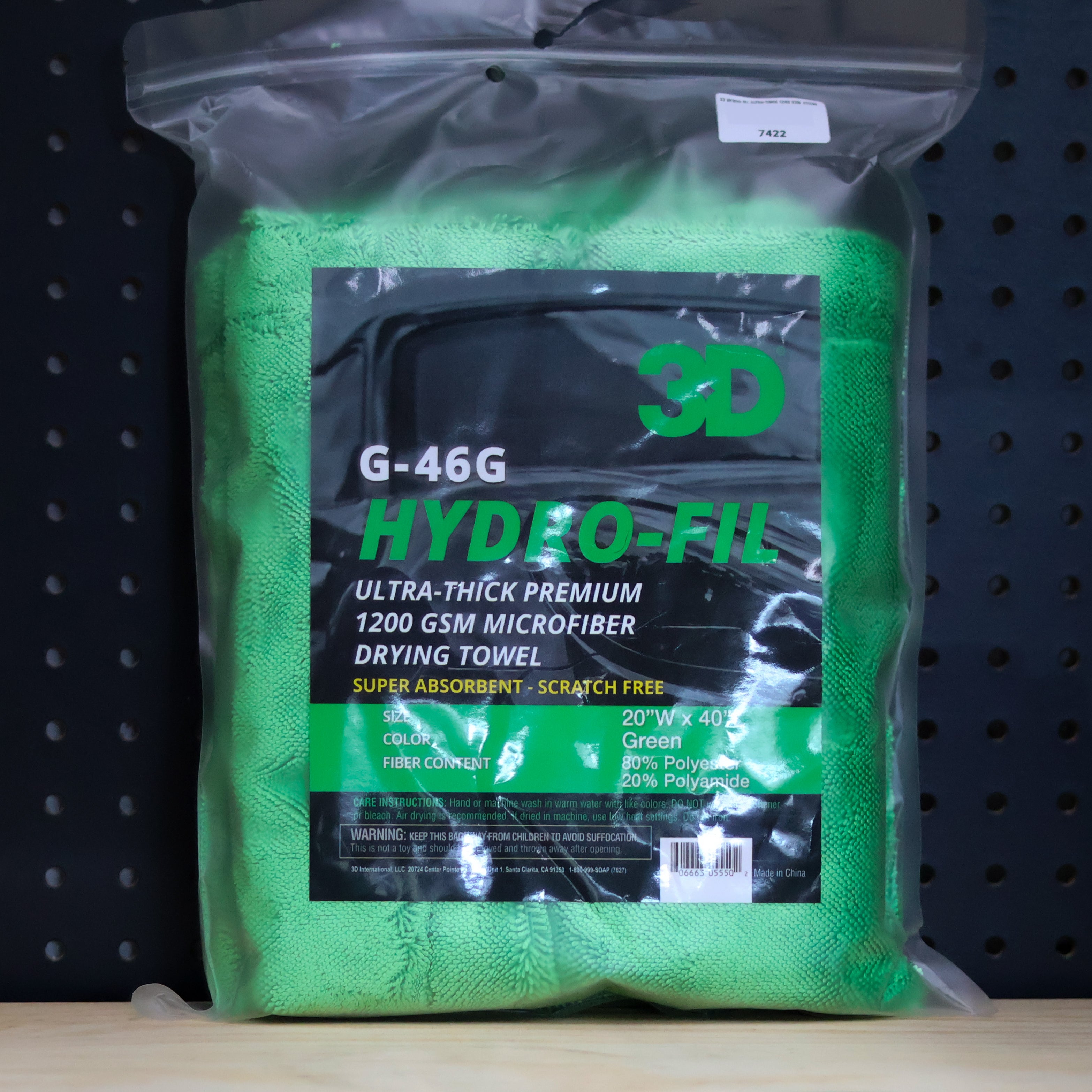3D HYDRO-FIL Ultra-Thick 1200 GSM  20X40 G-46G