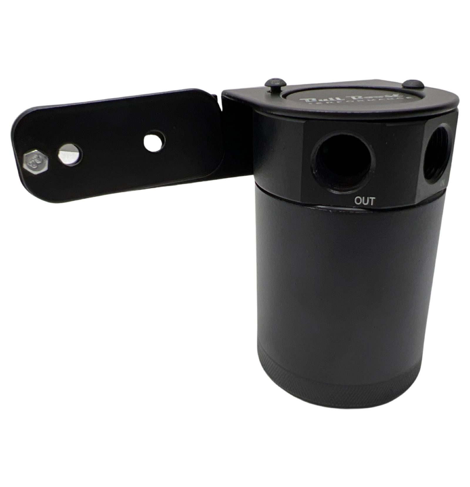 Universal Performance Oil Catch Can 2 Port -10AN + Mounting Bracket Kit Turbo V2