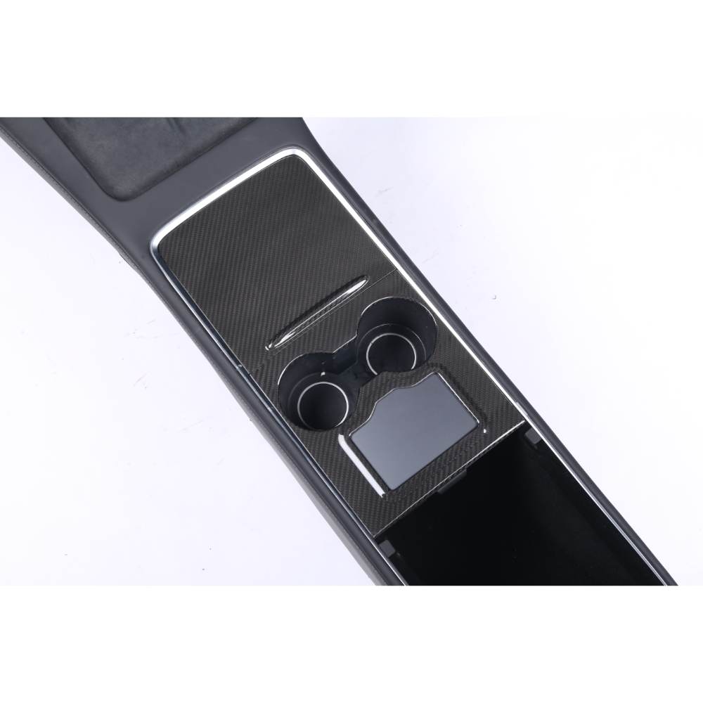 Tesla Model 3/Y Carbon Fiber Center Console Cover | Palenon Performance
