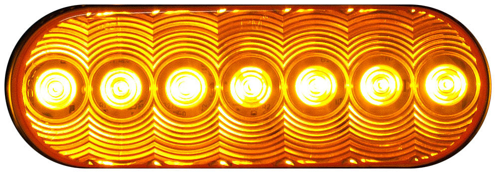 Peterson Mfg Peterson Manufacturing V821Ka-7 Led Groom Mount (Fp/T, Oval, 7 Diode,Pl3 Housing (6.5X2.25), 1 Pack