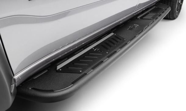 N-Fab Roan Running Boards For Ford F-150/F-250/F-350 | Cab Length, Extra Large 5.5' Step Plate, Textured Black | Nbf15Cc-Tx | Fits 2015-2023 Ford F-150, 2017-2020 F-250/F-350/F-450 Crew Cab & Others