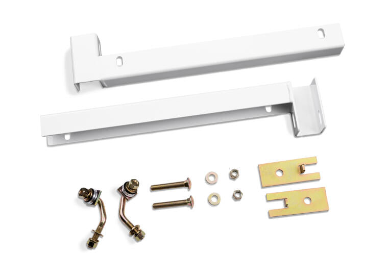 Realtruck Backrack Hardware Kit For Use W/ 21' Toolbox, White, N | 30122Tbw | Fits 2019-2025 Chevrolet/Gmc Silverado/Sierra 1500; 2020-2025 Chevrolet/Gmc Silverado/Sierra 2500/3500Hd
