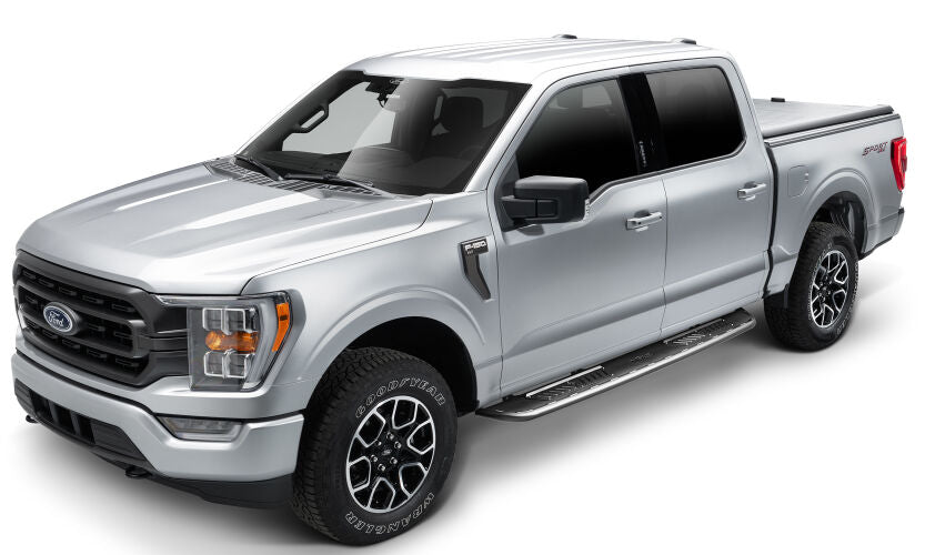 N-Fab Roan Running Boards For Ford Bronco | Wheel-To-Wheel, Extra Large 5.5' Step Plate, Textured Black | Nbf214B-Tx | Fits 2021-2024 Ford Bronco 4-Door Suv, Srw Gas