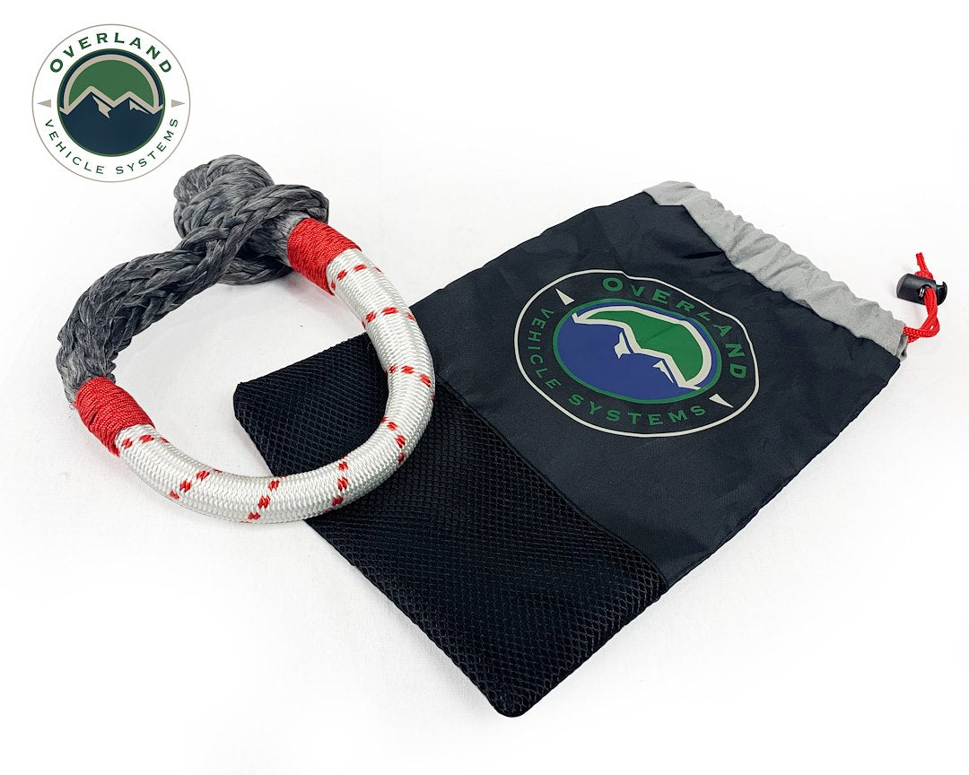 Overland Vehicle Systems Ovs 19149903 Soft Shackle 5/8' 44,500 Lb. With Loop & Abrassive Sleeve - 23' With Storage Bag
