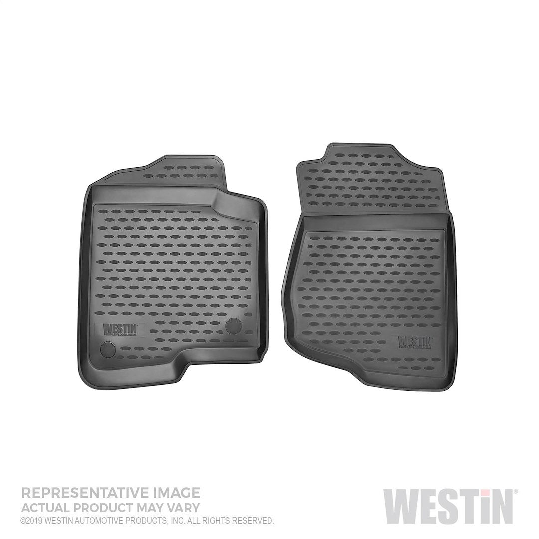 Westin 74-30-11022 Black Profile Floor Liners Front Row Rogue 2014-2020