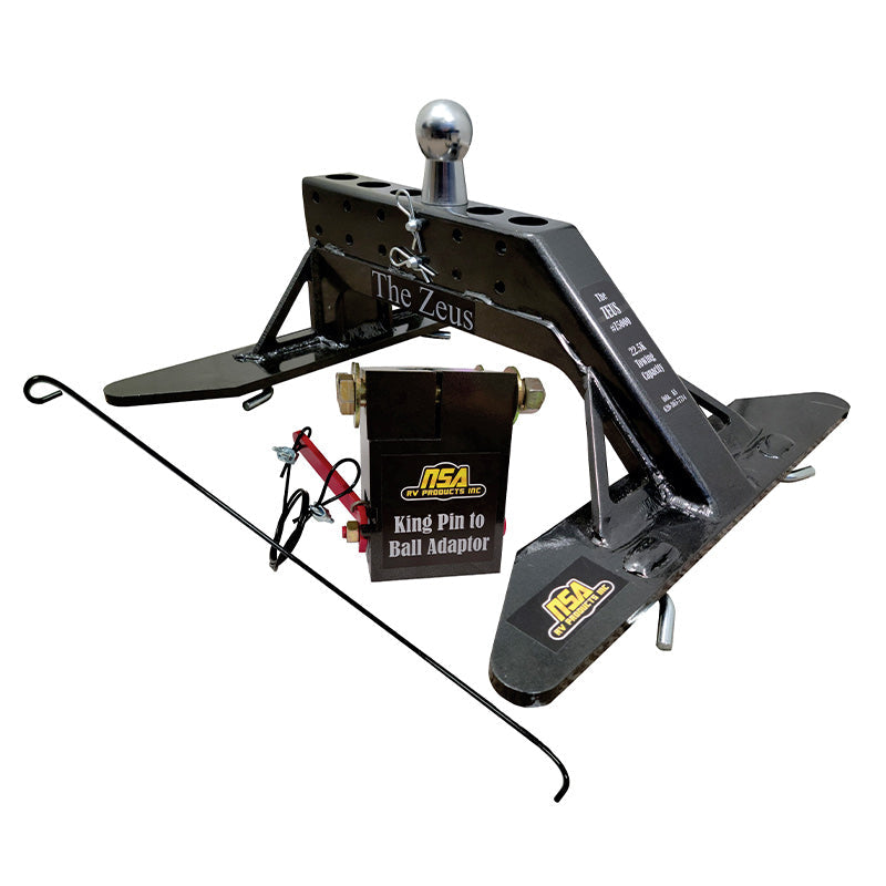 NSA RV Products 5th Wheel Hitch - RH-5000, 22.5K lb Towing Capacity, Black, Alloy Steel, Standard Size