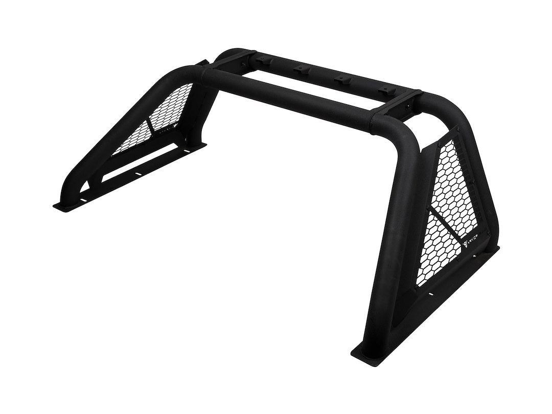 Armordillo Usa 8707791 Cr-B Honeycomb Mesh Steel Chase Rack - Textured Black Fits Full Size Pickup Truck, Full Size Pickup Trucks