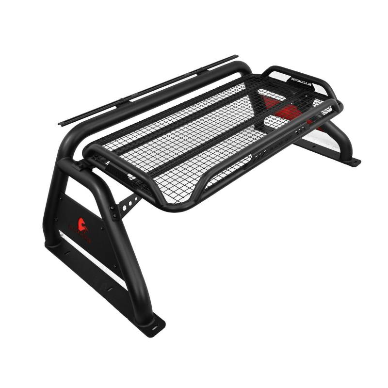 Black Horse Off Road Atlas Roll Bar Black Compatible With 2005-2021 Nissan Frontier-Atrb7Bk