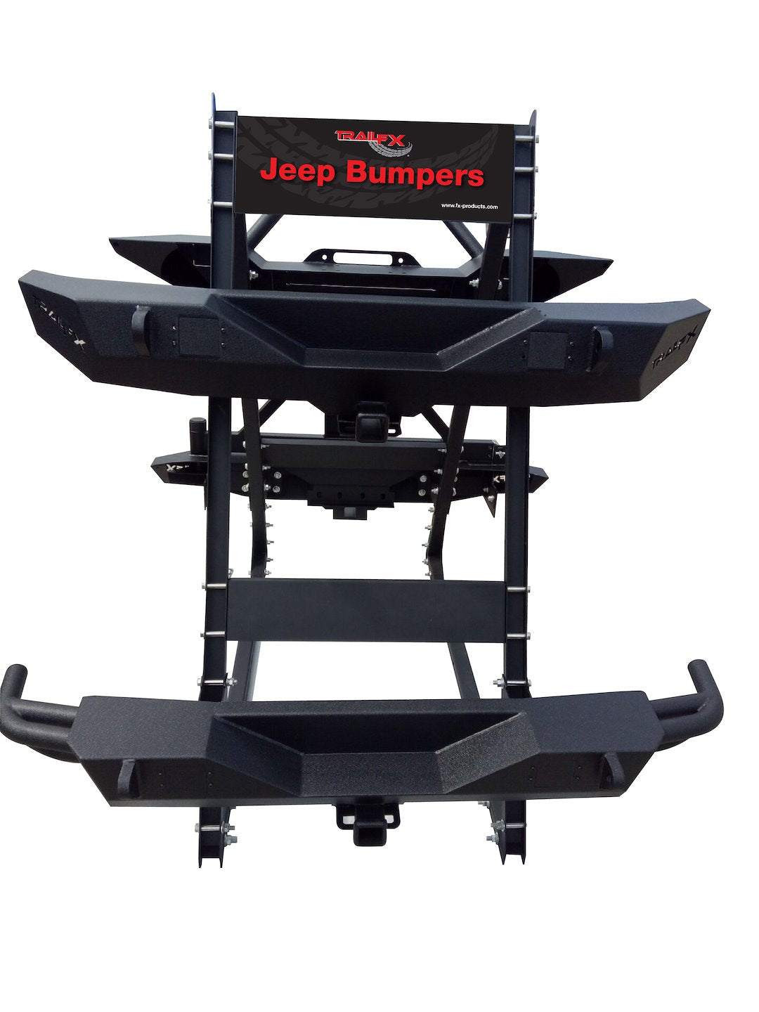 Trail Fx Qd1000Jb Display Rack Jeep Bumper