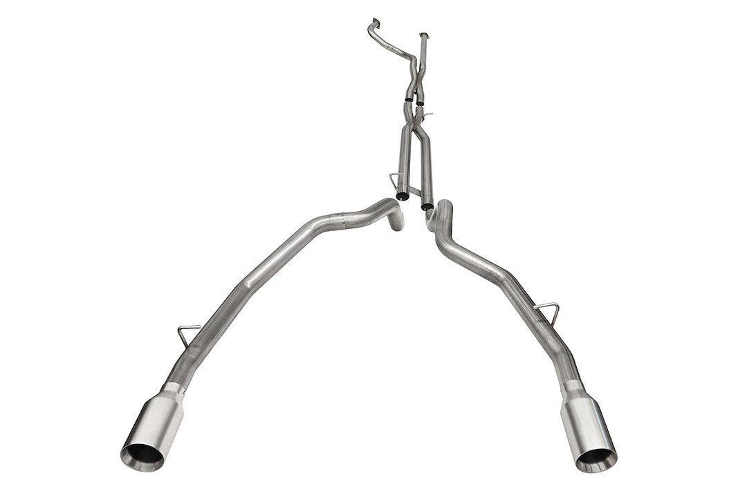 Corsa 21-22 Dodge Ram Trx Crew Cab Baja Catback Exhaust Dual Rear Satin Tip - 21190