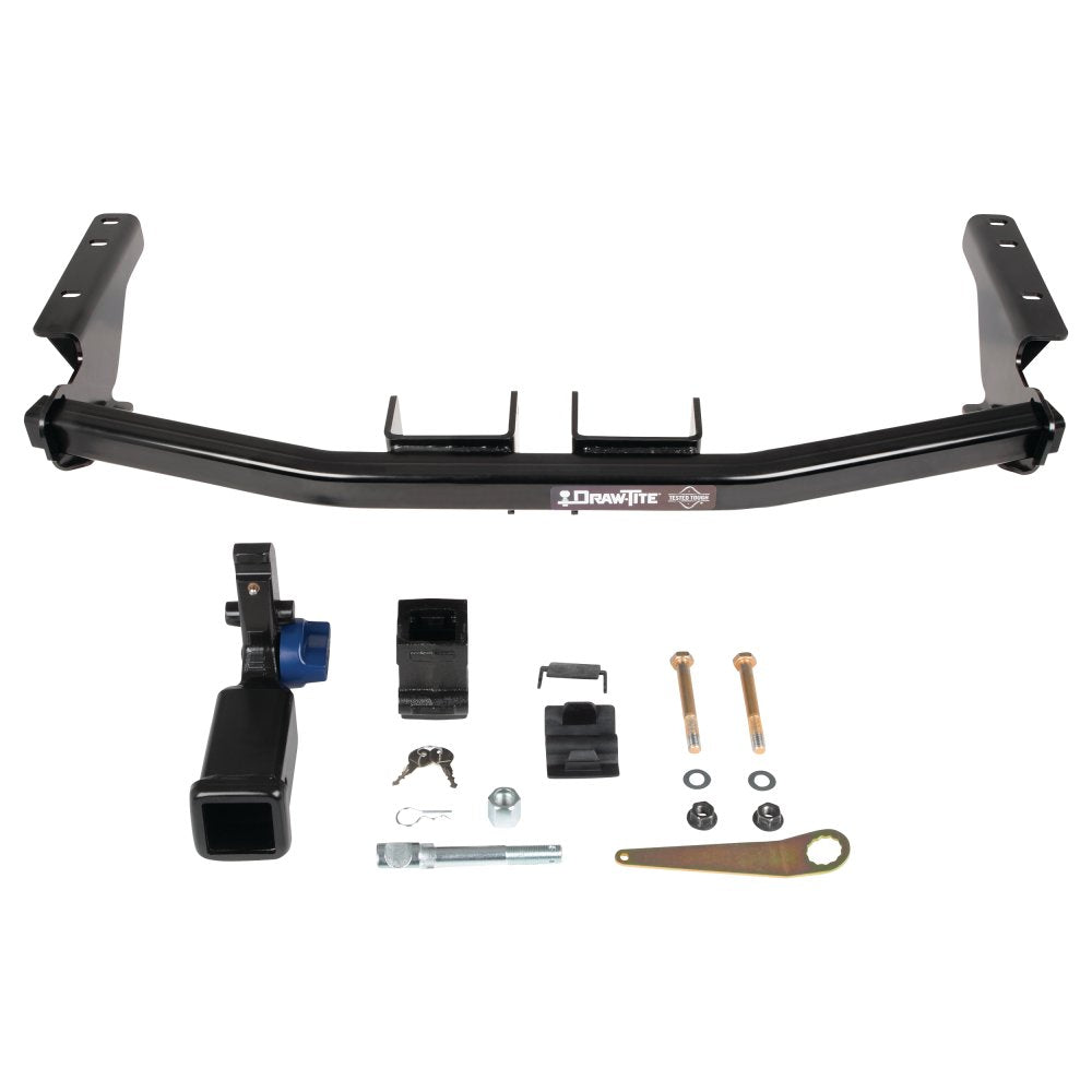 Draw Tite Hidden Hitch 76911, Completely Hidden Trailer Hitch, 2 In. Removable Receiver, Black, Compatible With 2018-2022 Audi Q5, 2018-2021 Audi Sq5