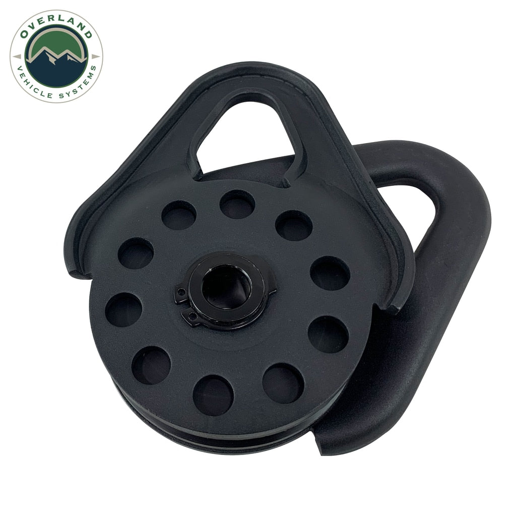 Overland Vehicle Systems Set Of 2 Standard Snatch Block 16,000 Lb. - Universal - Universal For Use With Truck, Suv, Tractor, Atv, Or Utv - 16,000Lb Working Load And 30,000Lb Breaking Strength