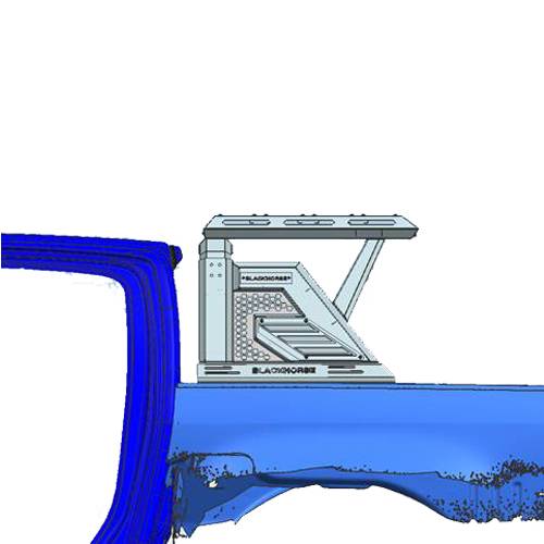 Black Horse Off Road Armour II Roll Bar AR2-01B Black Compatible with 2014-2022 Silverado, Sierra, F-150, Ram, Tundra