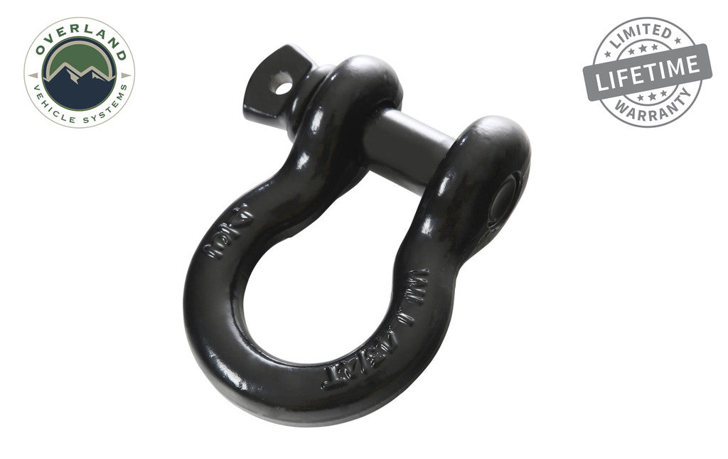 Overland Vehicle Systems 19-1969: Recovery Kit - (2) 30,000 Lb Tow Straps And (2) Black Shackles
