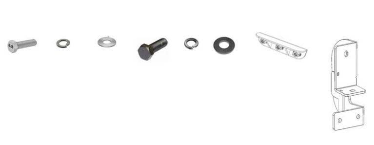 Go Rhino D64049Tk Dominator Xtreme D1 D2 D6 Dss Dt Side Steps - Mounting Brackets Only For 19-24 Gmc, Chevrolet (Crew Cab Pickup/Extended Cab Pickup)