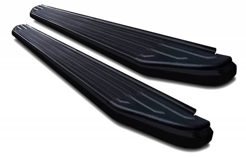 Black Horse Peerless Running Boards Black Compatible With 2021-2024 Nissan Rogue-Pr-N169Bk