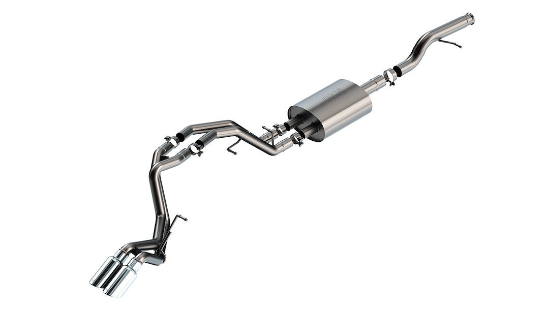 Borla 140855 Cat-Back Perf. Exhaust System For 2021-2024 Chevrolet Tahoe Ls/Tahoe Lt/Tahoe Rst/Tahoe Z71/ Gmc Yukon Sle/Yukon Slt/Yukon At4 5.3L V8 Automatic Transmission 2 & 4 Wheel Drive 4 Door