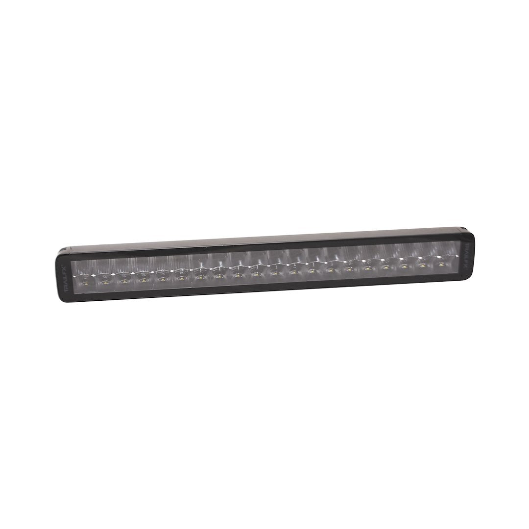 Trailfx 20 Inch Blacked-Out Dual Row Spot/Flood Combo Beam Led Light Bar For Off-Roading And Overlanding, 200W 15,400 Lumens, Premium Osram Led Chips, With Wiring Harness & Brackets