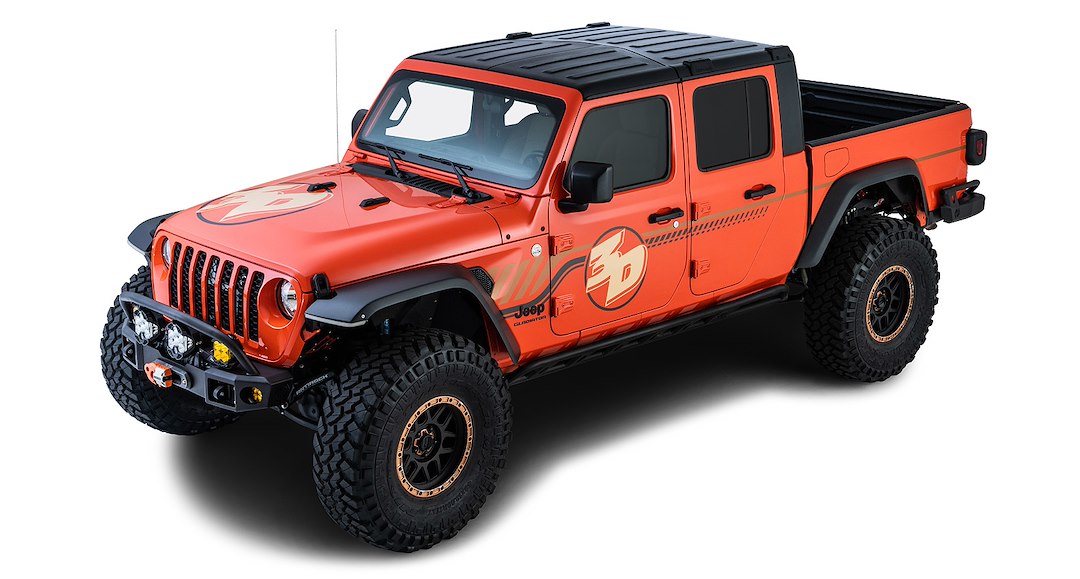 Rhino Rack Backbone Compatible With Jeep Jt Gladiator - System For Mounting A Pioneer Platform (Rjtb1) Black