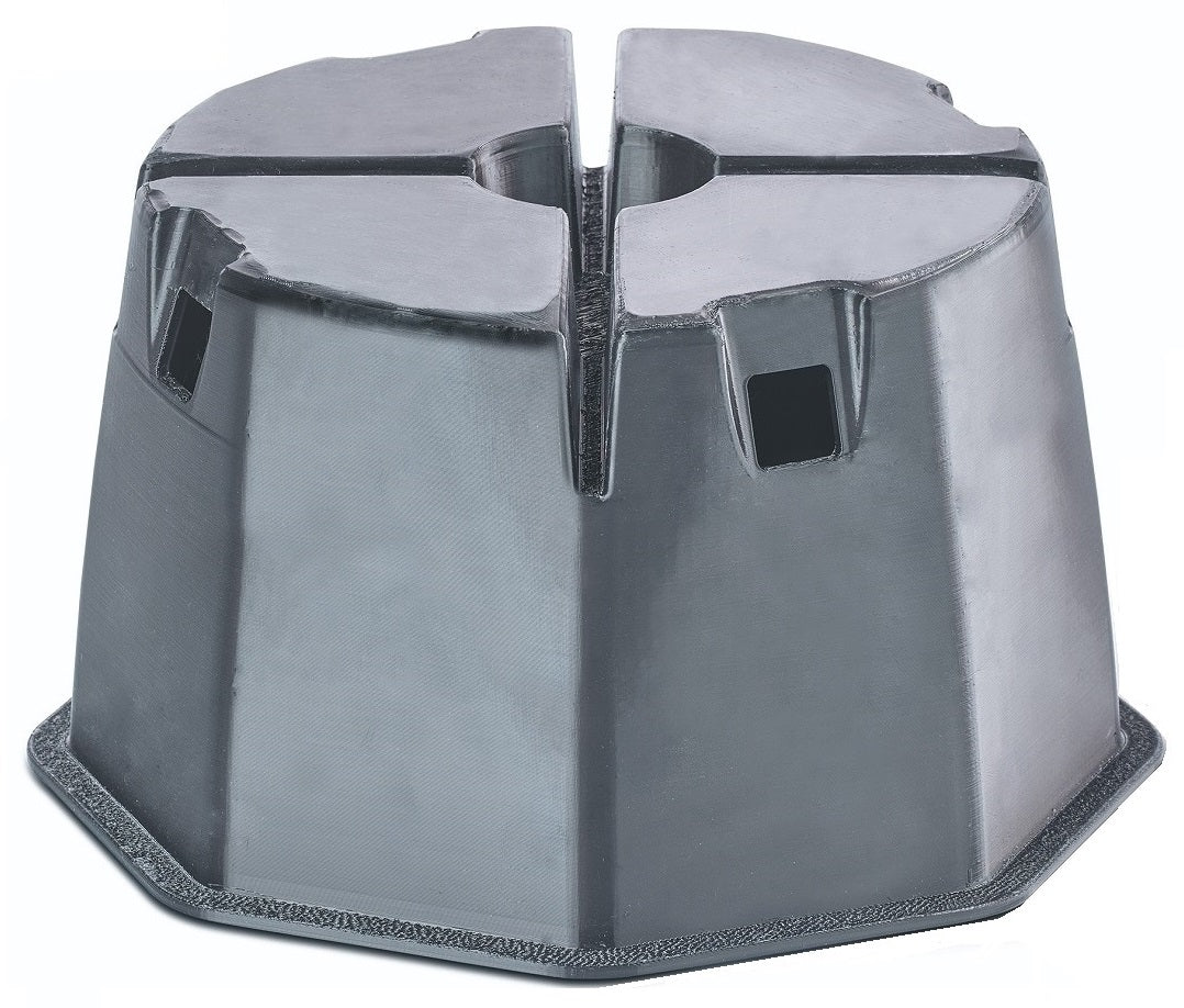 Stromberg Carlson Base Pad Extreme - 7 Block, 6000 Lb Max Capacity - Camper Accessories For Travel Trailers, Rv Accessories, Jack Stands, Trailer Jack, Trailer Jack Block, Rv Jack Pads (1 Pack)