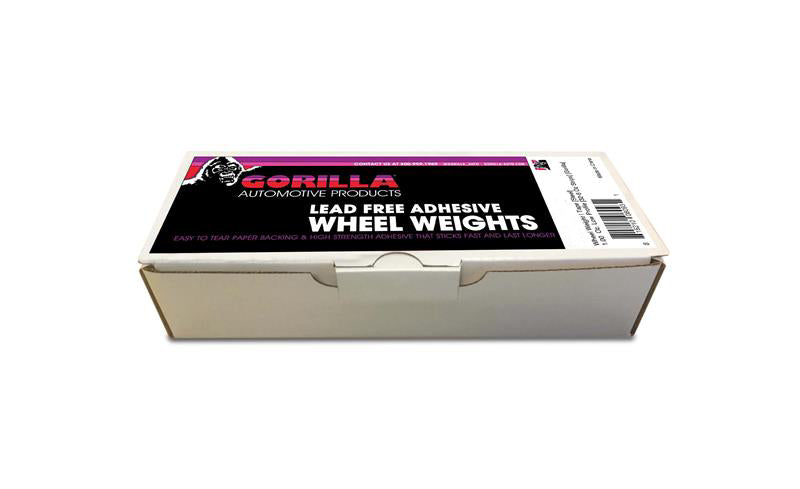 Gorilla Automotive 10005Fg Gor 1/4 Oz L.P. 52-3 Oz Strips - Silver
