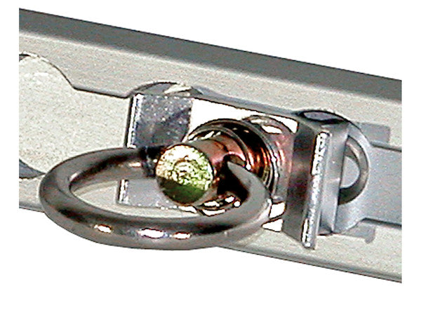 Buyers Products Lr1 Load O Ring For Aluminum Super Track System, 1 Inch Inner Diameter, Truck Tie Down Ring, Tie Down For Trucks, Vans & Trailers, Easily Secure Motorycles, Atvs, & Dirt Bikes